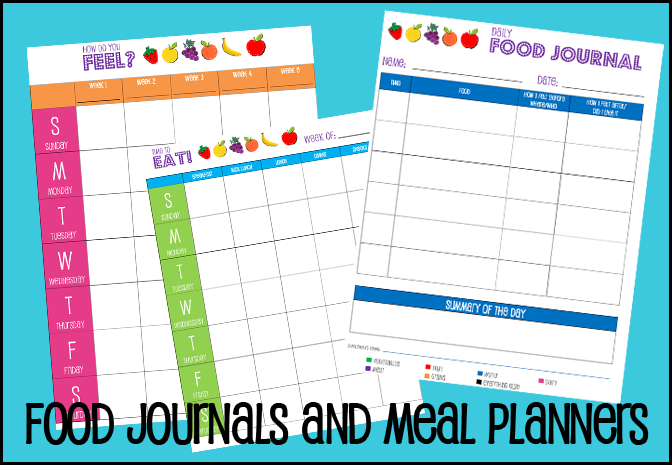 Food Journals and Meal Planners